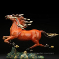 Decoration artwork bronze running horse instock